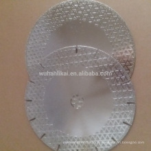 disque de pierre électrolytique humide 180mm disque de coupe de diamant pour la Turquie